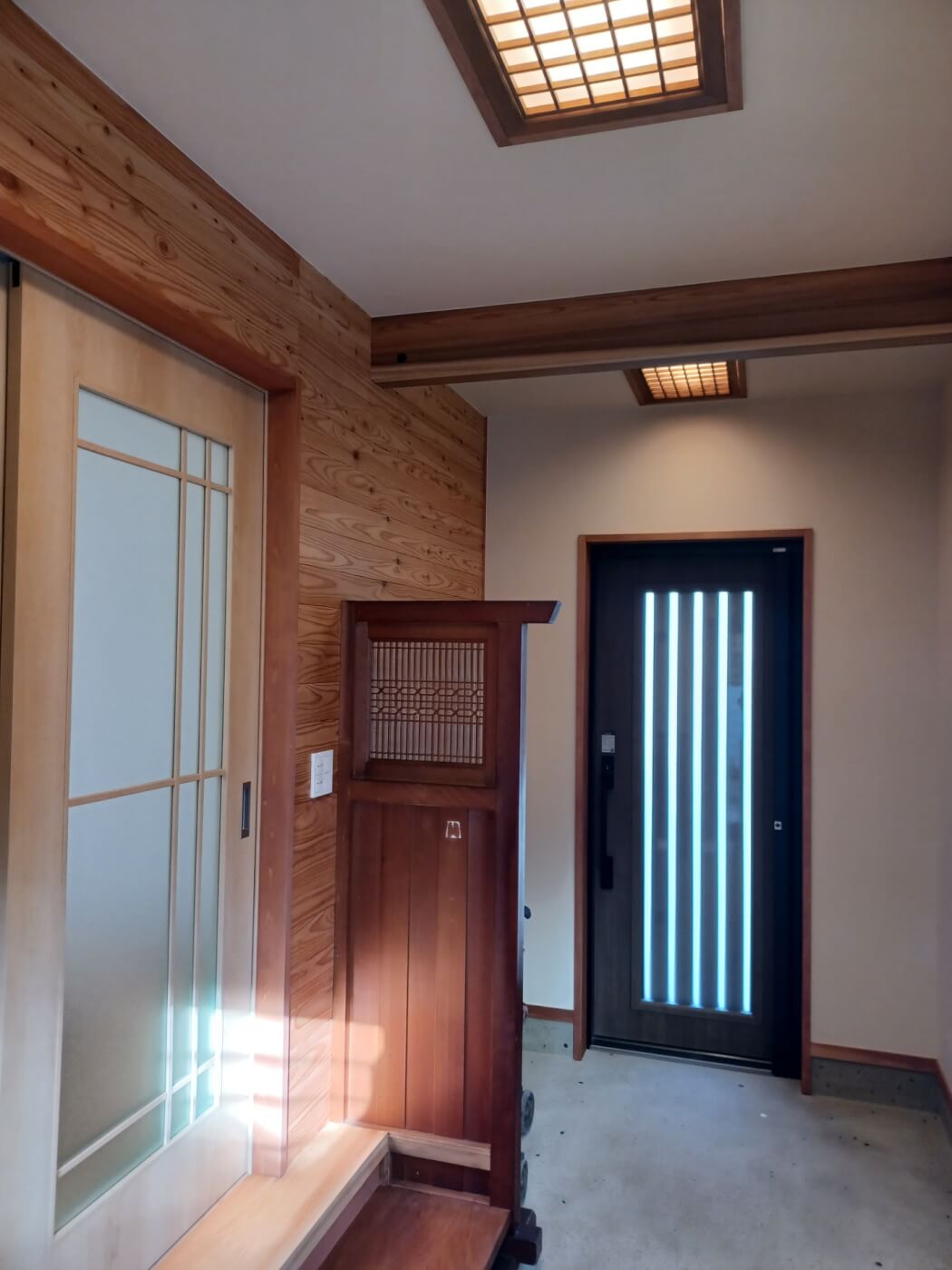 通り土間のあるほっこりとする家